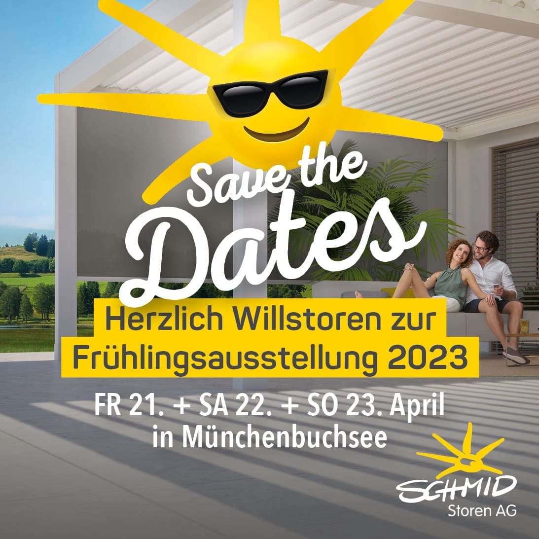 Vielseitige Ausstellung für Sonnenschutzprodukte